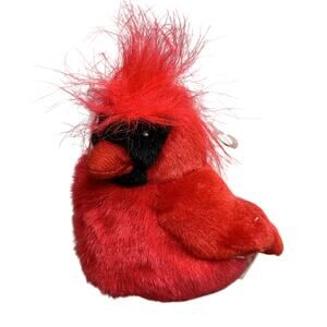 Wild Republic Red Cardinal Bird Plush Doll Stuffed Animal Chirping Sound Works